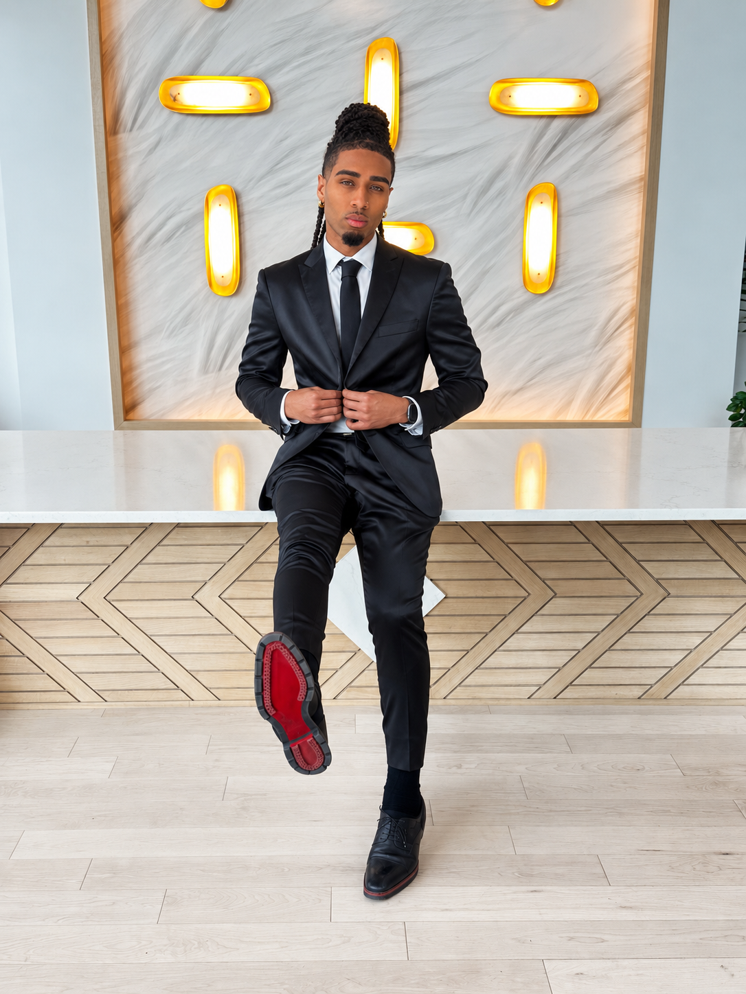 Gabryel Wolfe Davícantara in professional attire